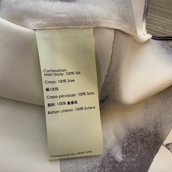 3.1 Phillip lim silk geometric brush stroke top - Picture 7 of 7